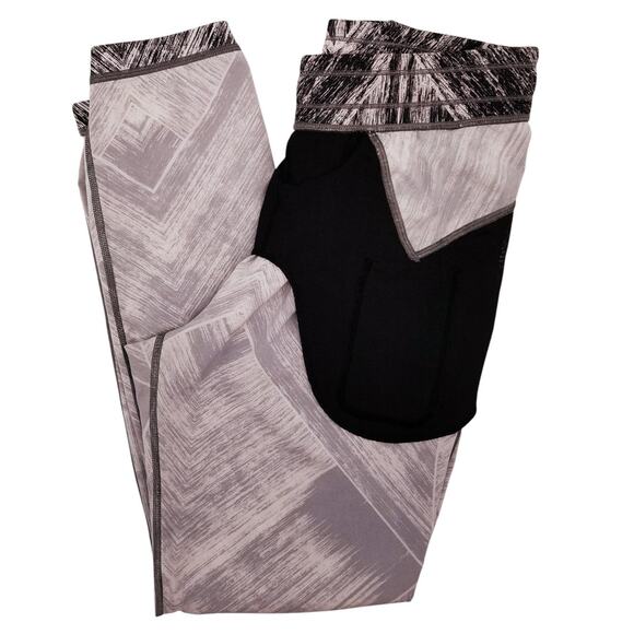 Lululemon Athletica Namaskar Pant II Heat Wave Black Geometric Size 6 - Picture 8 of 10